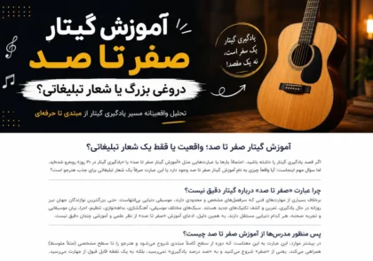 آموزش گیتار صفر تا صد برای مبتدیان